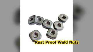 GB39 Square Nut, Full Thread, Smooth Burr-Free Edges