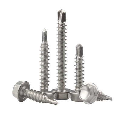 Buy Carbon Steel Self Drilling Screw ST3.5 ST4.2 Hex Washer Head Screw online manufacture