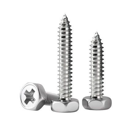Buy Zinc Plated Self Tapping Screws Grade 8.8 Cross Recessed Flat Head Screw online manufacture