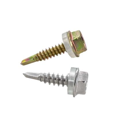 Buy Corrosion Resistant Self Drilling Screw Sharp Point Hex Head Wood Screws Grade 10.9 online manufacture