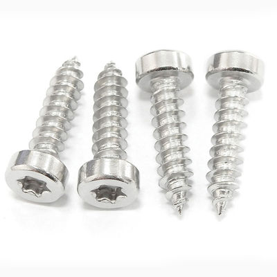 Buy Customized Self Tapping Pan Head Screw Silvery Zinc Plated Stainless Steel Screws online manufacture