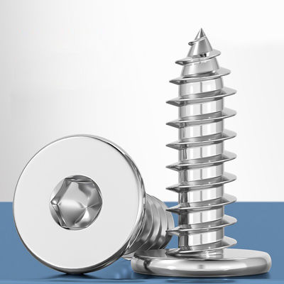 Buy Carbon Steel Self Tapping Screw M3.5 Zinc Plated Wood Screws Grade 4.8 / 8.8 / 10.9 / 12.9 online manufacture