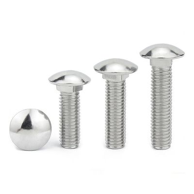 Buy Pan Head Stainless Steel Screw Round Shape Carriage Head Screw M16 online manufacture