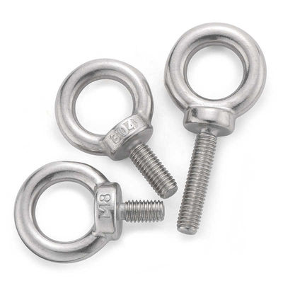 Buy 304 Steel Coarse Thread Eye Bolt Grade 10.9 Ring Eye Bolts Corrosion Resistant online manufacture