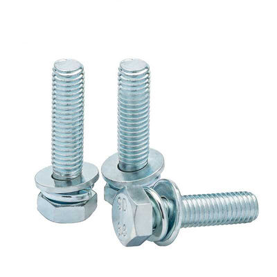 Buy Zinc Plated Machine Bolt Grade 8.8 Coarse Thread Hex Bolt With Right Hand Direction online manufacture