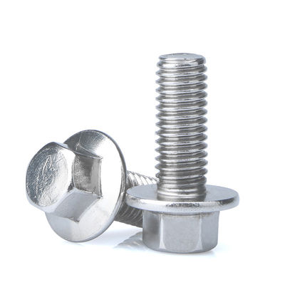 Buy Zinc Plated Hex Head Machine Bolt M16 Flange Bolt Coarse Thread online manufacture