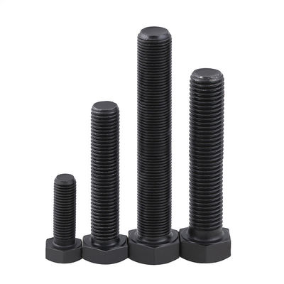 Buy Carbon Steel Hex Bolts Zinc Plated Black Machine Bolts M3 - M36 online manufacture