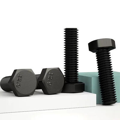 Buy Black Hex Head Bolts M10 Stainless Steel Machine Bolts 1/4 Inch online manufacture