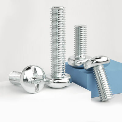 Buy Stainless Steel 304 316 Screws , Cross Recessed Pan Head Machine Screw online manufacture