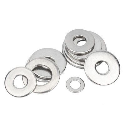 Buy 304 / 316 Stainless Steel Plain Washers 140 HV Flat Spring Washers online manufacture