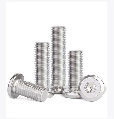 Buy Customized Flat Pan Head Screws Stainless Steel Hex Cap Screw M3 online manufacture