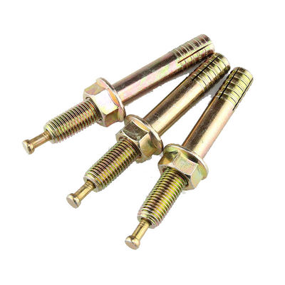 Buy 2 Inch Galvanized Concrete Anchors Corrosion Resistant Expansion Screw Bolt Yellow online manufacture