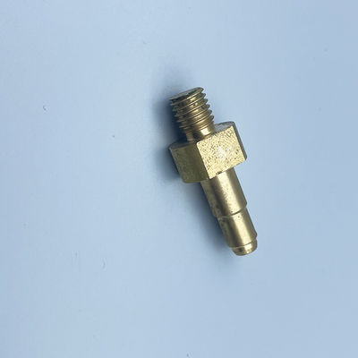 Buy Customized CNC Machining Parts 10kg Brass Shaft Glossy Finish With One End Threaded online manufacture