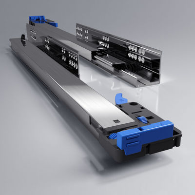 Buy Silver Ball Bearing Cabinet Drawer Slide Smooth And Easy Operation Length 12-20 Inches online manufacture