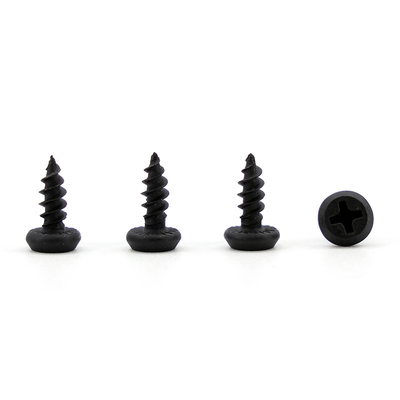 ซื้อ สแตนเลสคาร์บอน สีดํา ฟอสฟาต ปานกรอบหัว Self-Tapping screw การผลิตออนไลน์