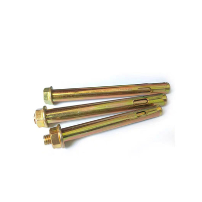 comprar Anclaje de manga de acero al carbono resistente a la corrosión con hex flange nut zincado Fabricación en línea