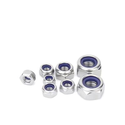 Αγορά Μετρική DIN985 Νάιλον Insert Hex Lock Nut Μπλε & Ζινκ επιχρισμένο φινίρισμα χαμηλού προφίλ ηλεκτρονική κατασκευή