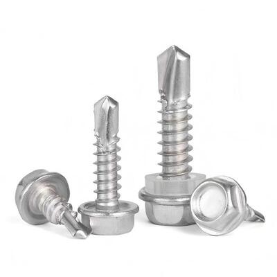 comprar Tornos de auto-perforación con cabeza de lavadora hexadecimal recubierta de zinc para fijación de metal a metal que cumplen con la norma GB15856.4 Fabricación en línea