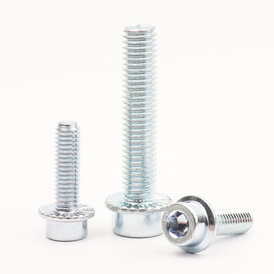 Buy 8.8 Grade Zinc Plated Industrial DIN251 Hexagon Socket Flange Head Allen Screw online manufacture