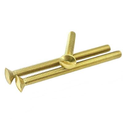 Buy DIN 964 Standard Zinc Plated Slotted Drive Countersunk Head Machine Bolt for Metal Fastening online manufacture