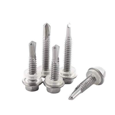 Buy DIN 7504K High Hardness SS410 Hex Self-Drilling Screws for Metal Bonding online manufacture