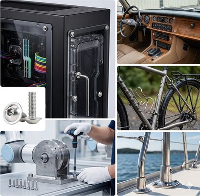 kaufen Hochpräzisions-ISO 7380-2 Sechskant-Flansch-Knopfkopfschrauben für Maschinen Online-Herstellung