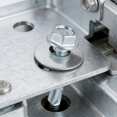 satın al Yüksek dayanıklılıklı çinko kaplamalı kendi kendine delme vidaları, metalden metalle EPDM yıkama makinesi ile Çevrimiçi üretim