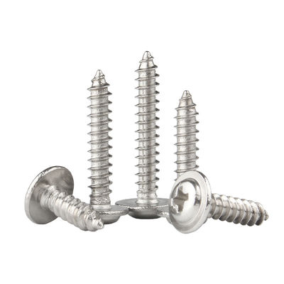 Stainless Steel Pan Head Screws Coarse / Fine Thread M6 Screw 32 Thread Count