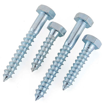 Titanium Self Tapping Screws Hex Head Self Tapping Metal Screws Corrosion Resistant