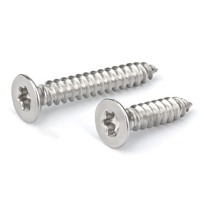 Flat Countersunk Head Tapping Screw Customized Self Tapping Cap Screws ST2.9