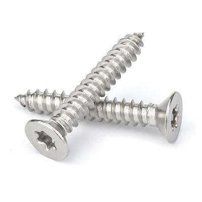 Flat Head Self Tapping Screw 1 Inch Torx Countersunk Self Tapping Screws