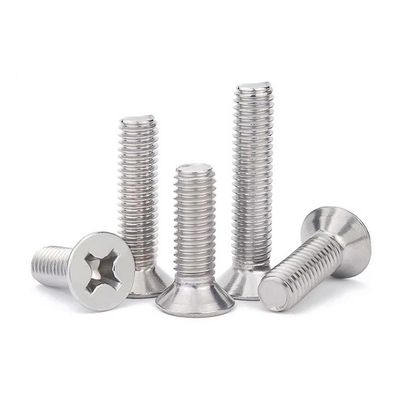 Hexagon Custom Machine Screws Rust Resistant Stainless Steel Phillips Head Screws