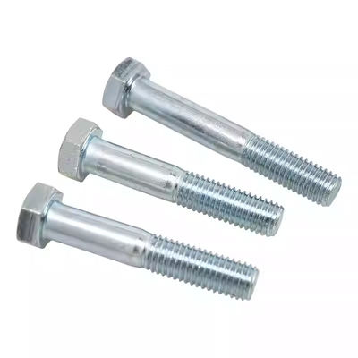 External Hex Head Bolt Grade 8.8 Zinc Plated Bolts For Automotive