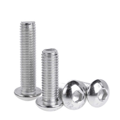 Black Machine Bolt Hex Head / Pan Head SS 304 Hex Bolt with Full Thread Coverage