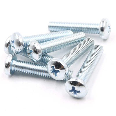 Pan Head Machine Bolt Grade 10.9 Zinc Coated Bolts Full Thread