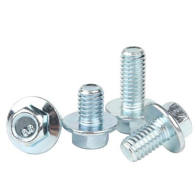 Aluminum Flanged Hexagon Bolts M6 Galvanized Hex Bolt For Furniture And Machinery