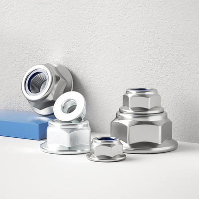 Customized Hex Head Nut 0.5 Inch Hexagon Nut With Flange
