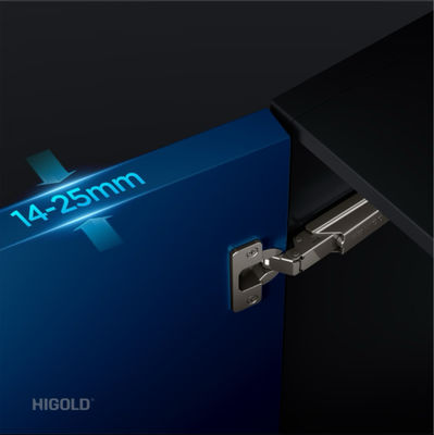 Funcionamiento suave Hardware de la bisagra de la puerta del gabinete con ángulo de apertura de 105 grados y profundidad de copa de 11,5 mm