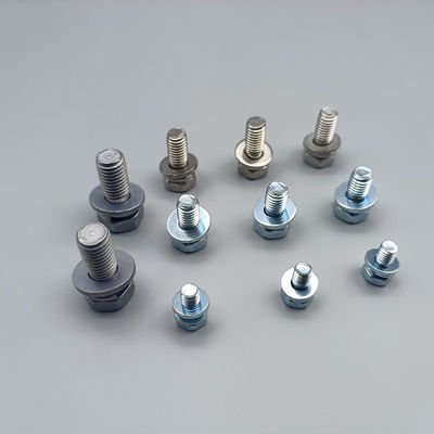 Industrial Cross Recessed M3-M8 Hex Bolt  Zinc Coated Washers