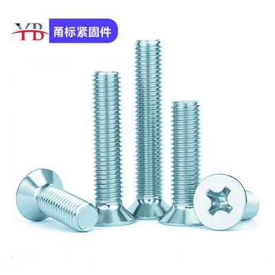 Carbon Steel Flat Countersunk Cross Head Screw Trade