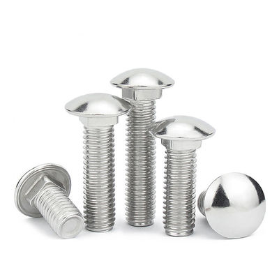 Indoor / Outdoor Durable Round Head Bolts With ISO Standard