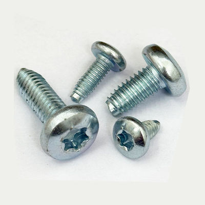 Zinc Plated Hexalobular Socket Pan Head Thread Rolling Screws DIN7500
