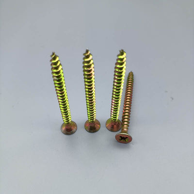 High Strength Zinc Plated Self Tapping Screws in Steel for Particle Board