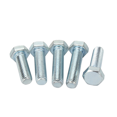 GB5783 Class8.8 Zinc Galvanized Hex Head Bolt For Machinery