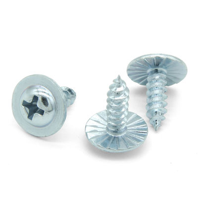DIN968 Zinc Treatment Cross Pan Head With Washer Self-tapping Screws