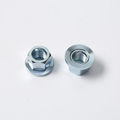 China Manufacturer ISO 4161 Metric Hex Flange Nuts Plain or Zinc Coated