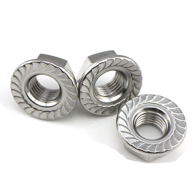 ISO 4161 / DIN 6923 Hexagon Flange Nuts Steel Supplier Wide Size Range