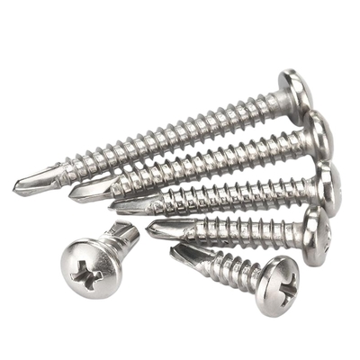 GB15856.1 304SS Pan Head Cross Self Drilling Screw