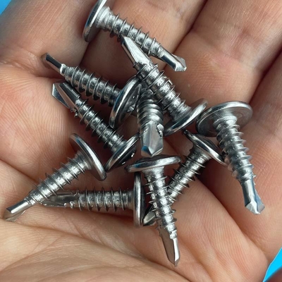 Carbon Steel Self Drilling Screw with Hex Flange OEM ODM