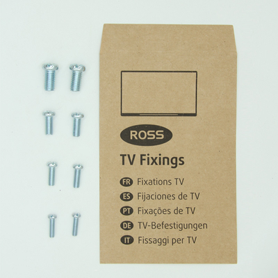 Steel TV Bracket Screw Set for Flat Panel Installation